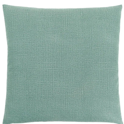18" X 18" Light Green Polyester Interlocking Zippered Pillow