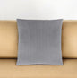 18" X 18" Silver Velvet Polyester Diamond Zippered Pillow