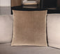 18" X 18" Silver Velvet Polyester Diamond Zippered Pillow