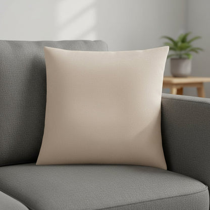 18" X 18" Gold Polyester Zippered Pillow