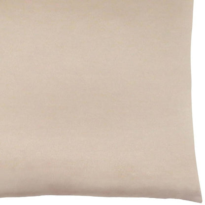 18" X 18" Gold Polyester Zippered Pillow