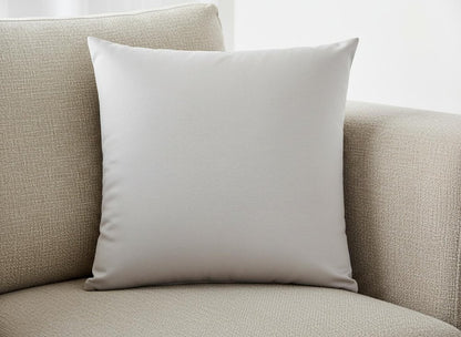 18" X 18" Gold Polyester Zippered Pillow