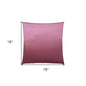 18" X 18" Gold Polyester Zippered Pillow