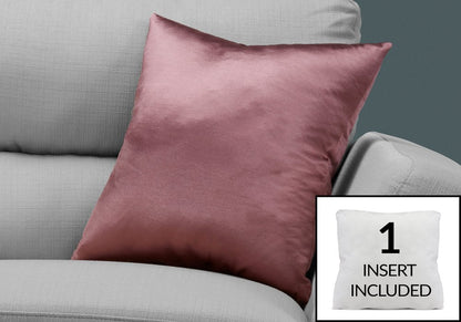 18" X 18" Gold Polyester Zippered Pillow