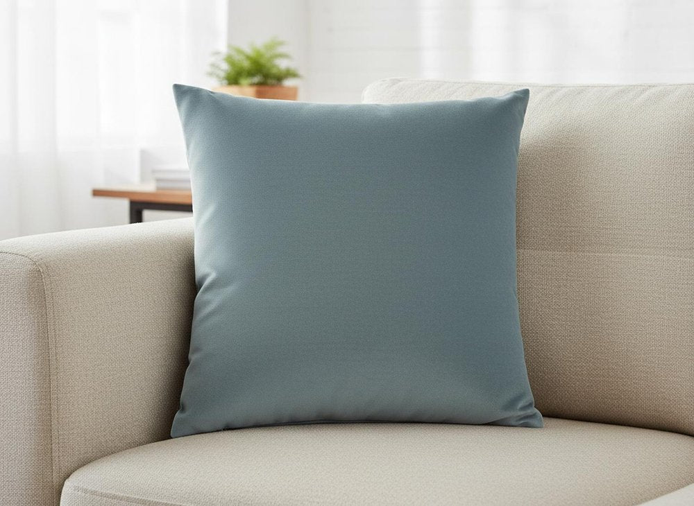 18" X 18" Gold Polyester Zippered Pillow