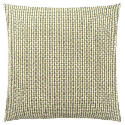Set Of Two 18" X 18" Taupe Polyester Striped Zippered Pillow