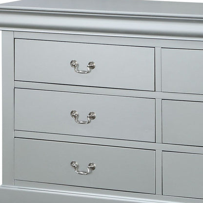 15" White Solid Wood Double Dresser