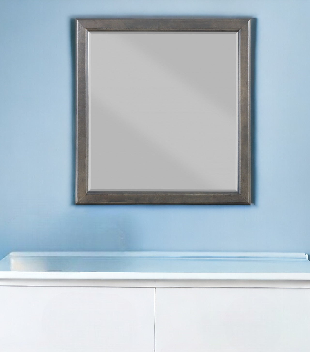 38" Rectangle Wall Mounted Accent Mirror