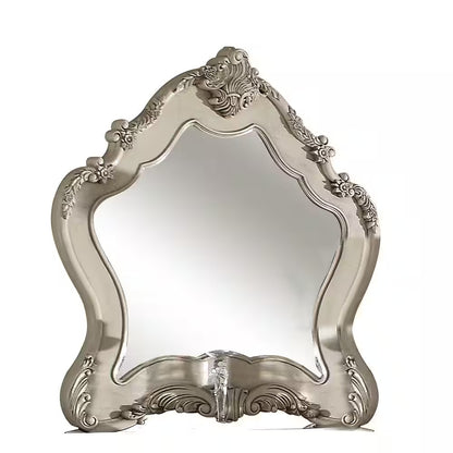 38" Silver Square Framed Accent Mirror