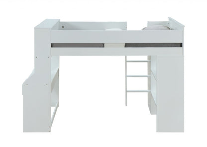 Wood Twin Loft Bed With No