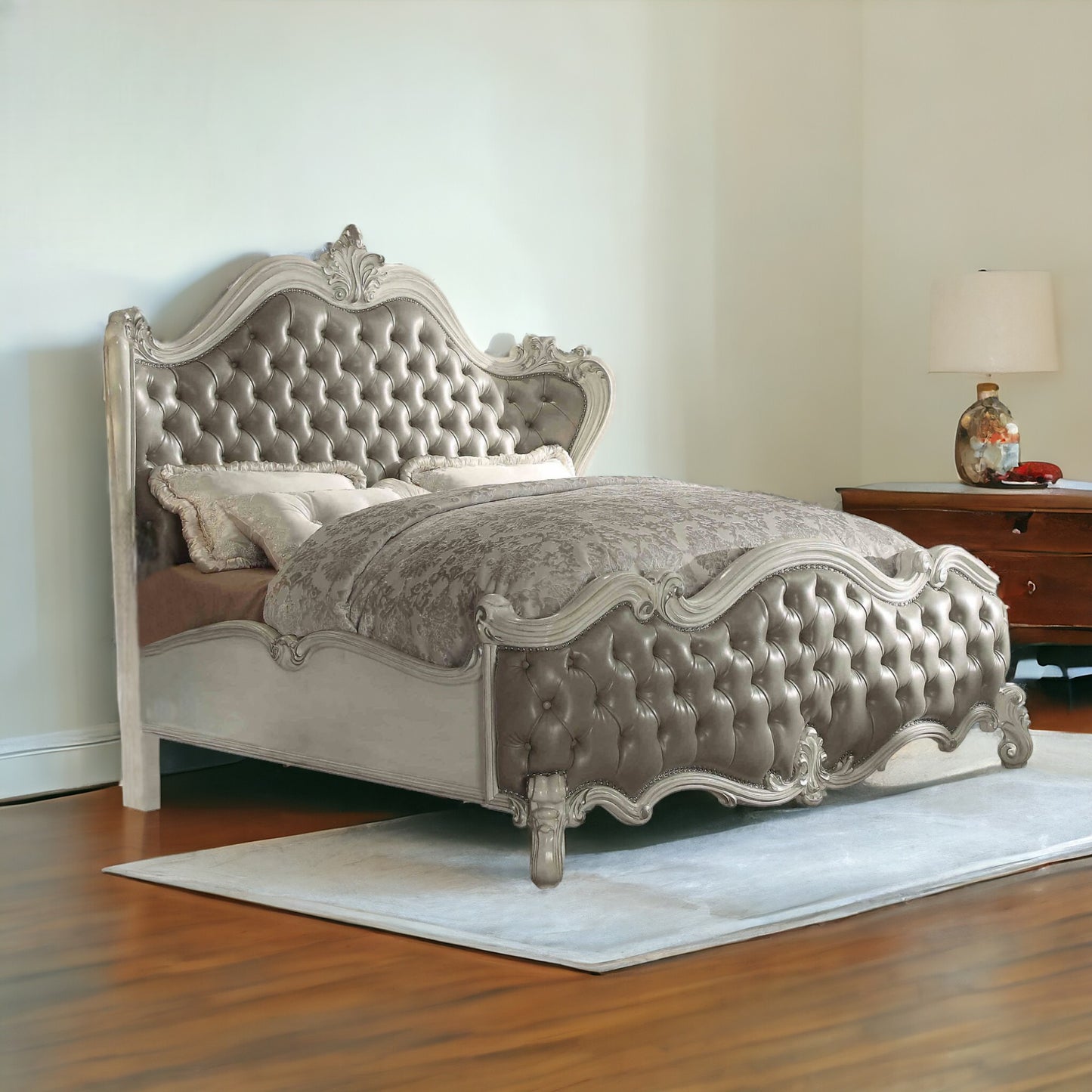 Gray Bed