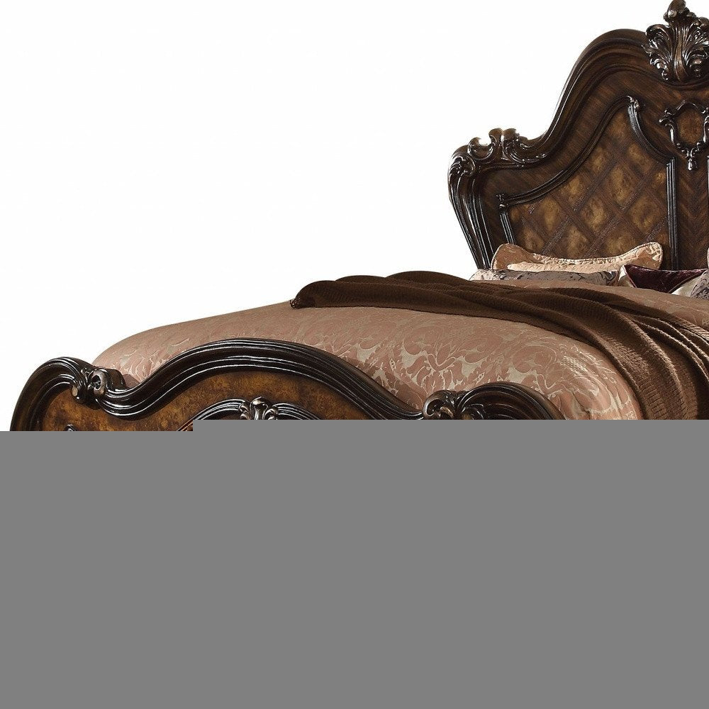 Brown King Bed Frame