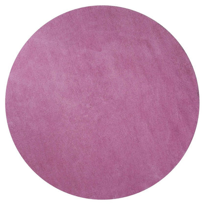 8' X 10' Hot Pink Shag Hand Woven Area Rug