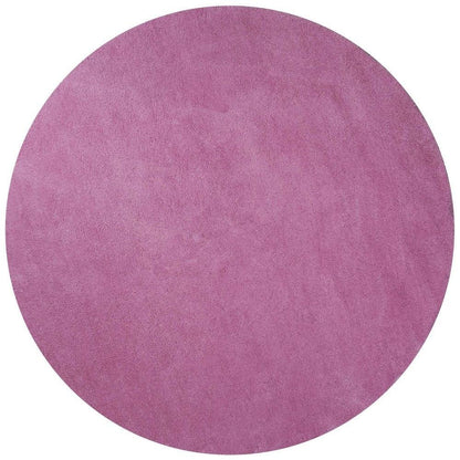 8' X 10' Hot Pink Shag Hand Woven Area Rug