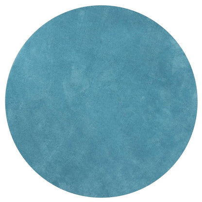 8' X 10' Blue Shag Hand Woven Area Rug