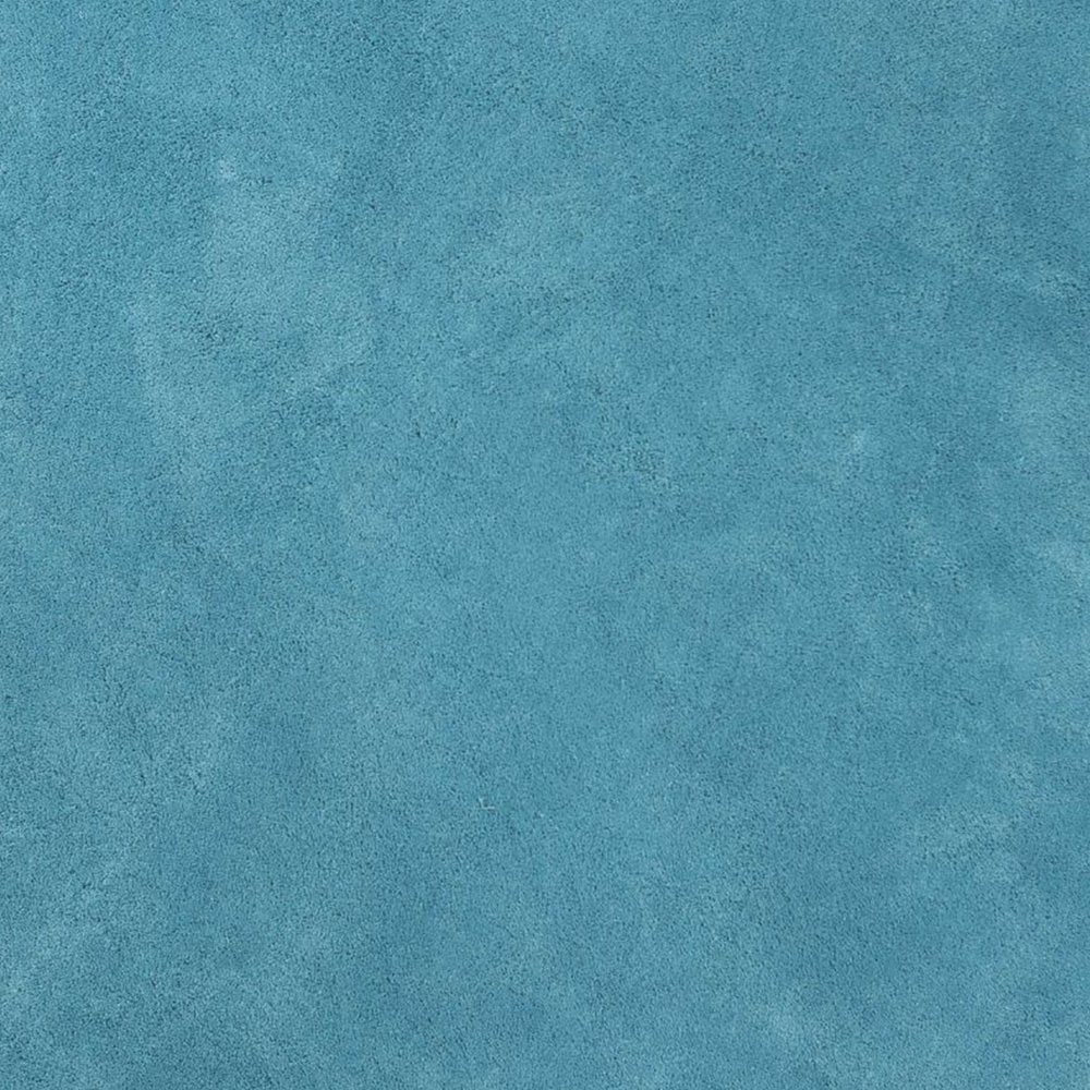 6' Blue Hand Woven Round Rug