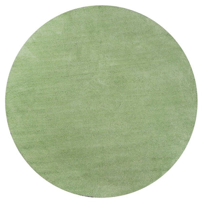 9' X 13' Green Hand Woven Area Rug