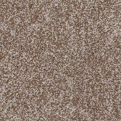 5' X 7' Beige And Brown Abstract Shag Hand Woven Area Rug