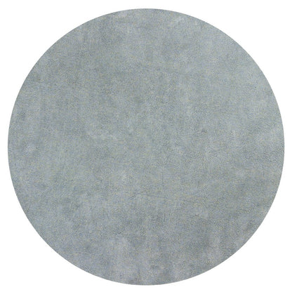 8' Blue Hand Woven Round Rug