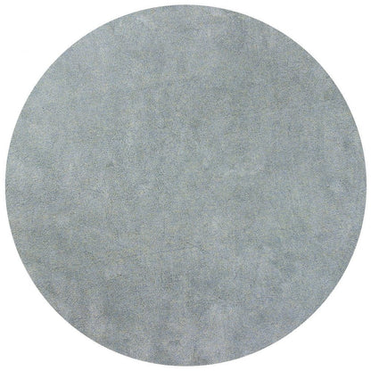 8' X 11' Blue Shag Hand Woven Area Rug