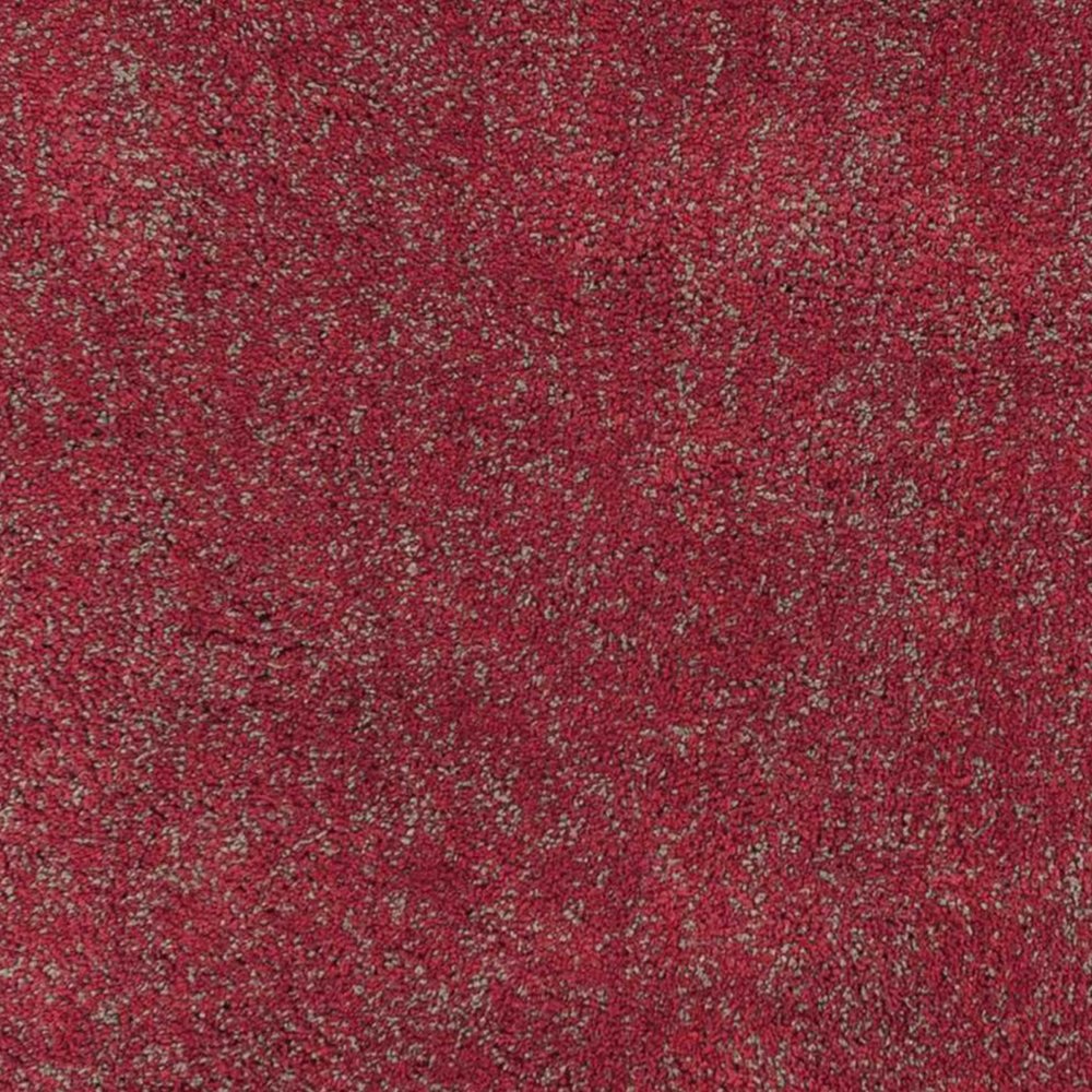 2' X 4' Red Shag Hand Woven Area Rug