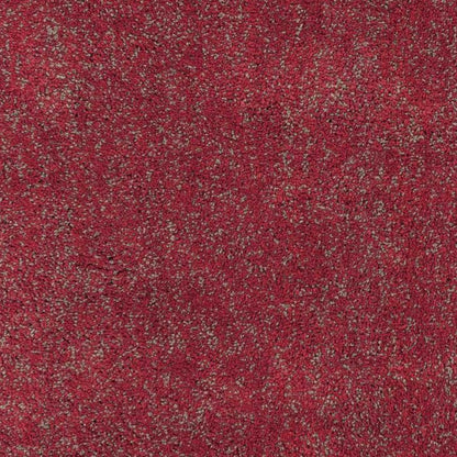 2' X 4' Red Shag Hand Woven Area Rug