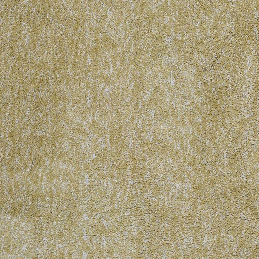 8' X 11' Yellow Shag Hand Woven Area Rug