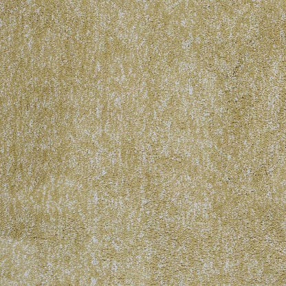 8' Yellow Hand Woven Round Rug