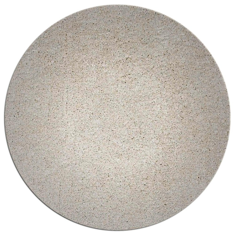 8' Ivory Hand Woven Round Rug