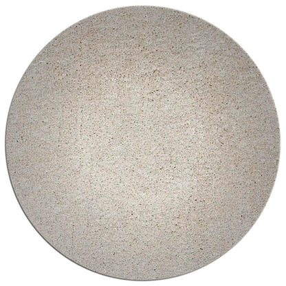 8' Ivory Hand Woven Round Rug