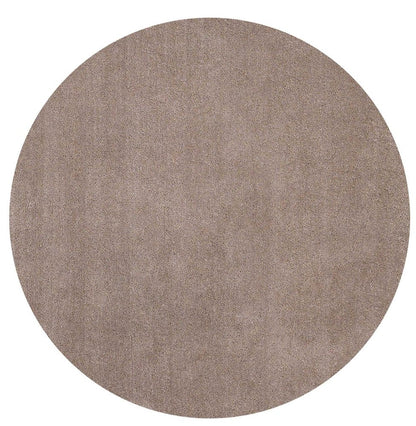8' X 10' Beige Shag Hand Woven Area Rug