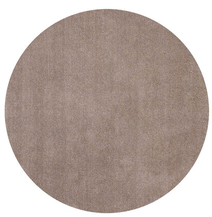 8' X 10' Beige Shag Hand Woven Area Rug