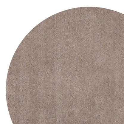 8' X 10' Beige Shag Hand Woven Area Rug