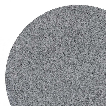 8' X 10' Gray Shag Hand Woven Area Rug