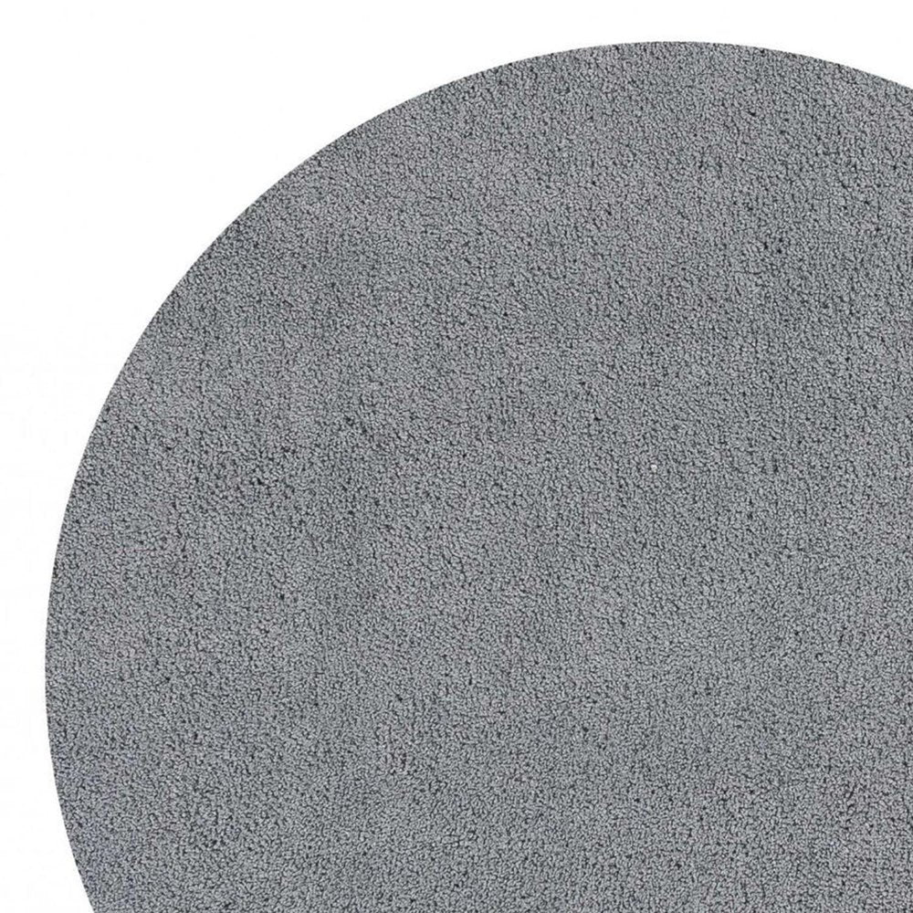 2' X 4' Gray Hand Woven Area Rug