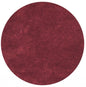8' Red Hand Woven Round Rug