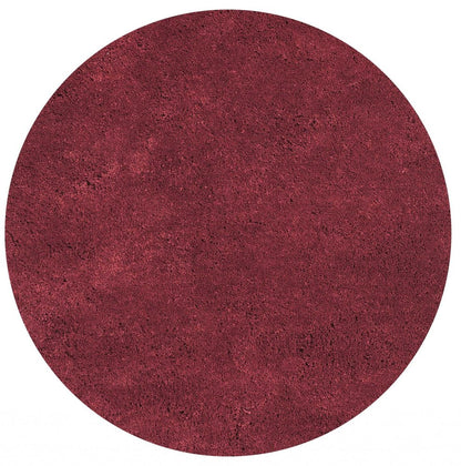 8' Red Hand Woven Round Rug