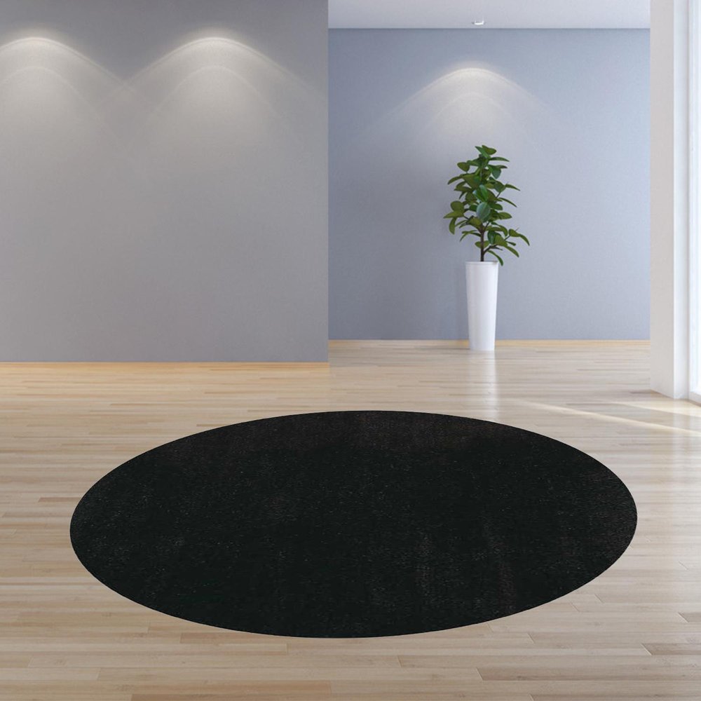 8' X 10' Espresso Shag Hand Woven Area Rug