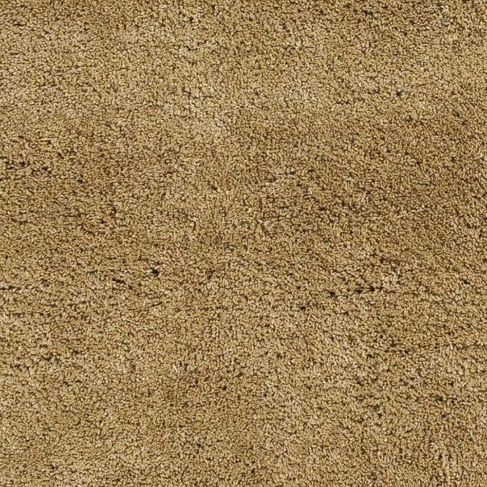 6' Gold Hand Woven Round Rug