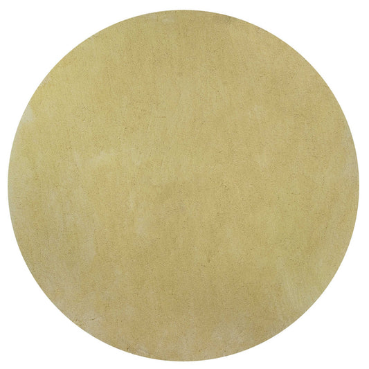 8' Canary Yellow Round Indoor Shag Rug