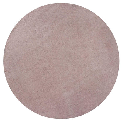 5' X 7' Pink Shag Hand Woven Area Rug