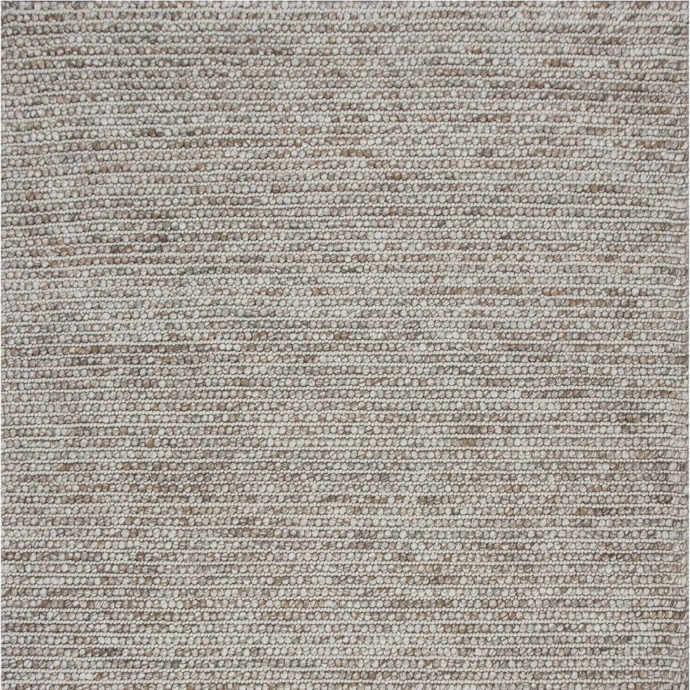 3' X 5' Natural Wool Handmade Area Rug