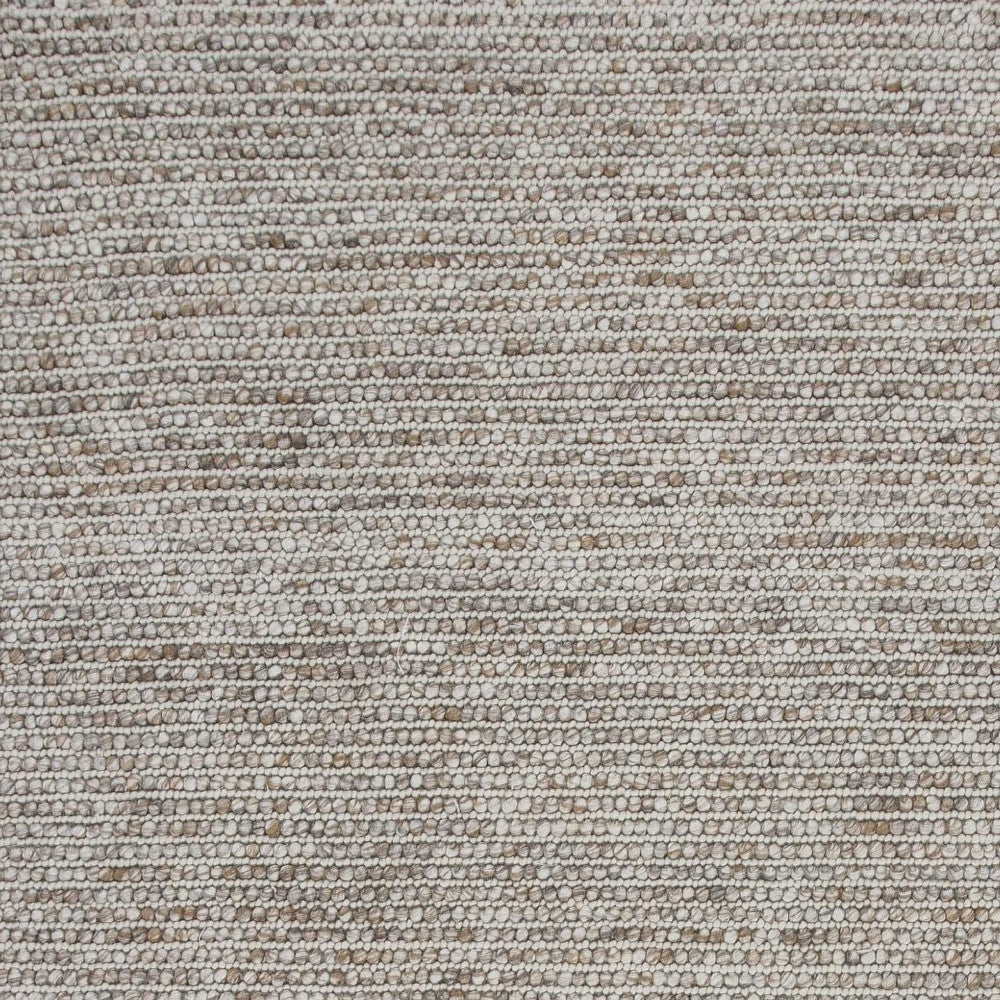 3' X 5' Natural Wool Handmade Area Rug