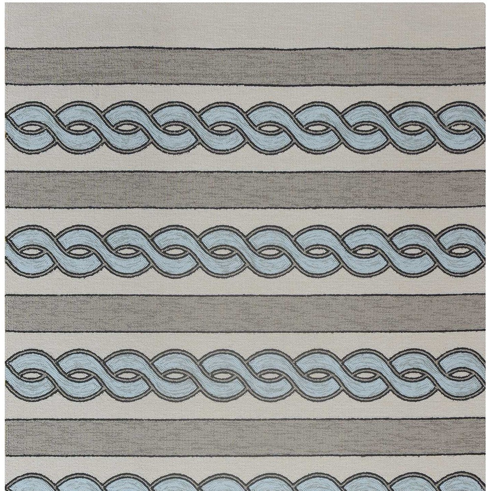 6' X 9'  Uv Treated Polypropylene Ivory Or Spa Area Rug