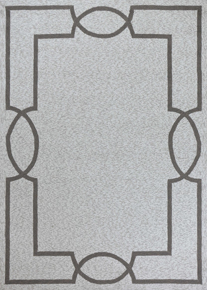 6' X 9'  Uv Treated Polypropylene Oatmeal Area Rug