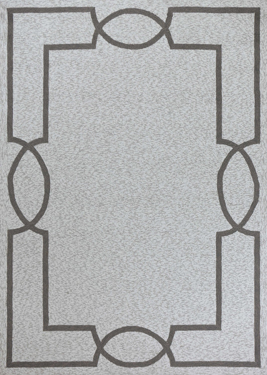 6' X 9'  Uv Treated Polypropylene Oatmeal Area Rug