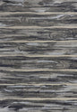 8' X 11' Gray Blue And Black Abstract Area Rug