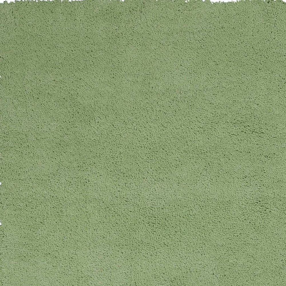 8' Green Round Hand Woven Area Rug