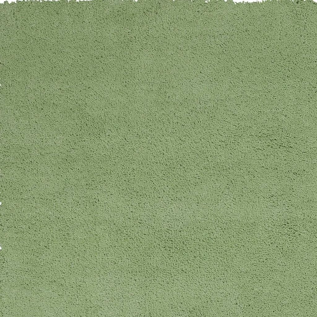8' Green Round Hand Woven Area Rug