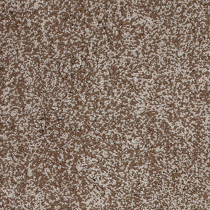 5' X 7' Beige And Brown Abstract Shag Hand Woven Area Rug